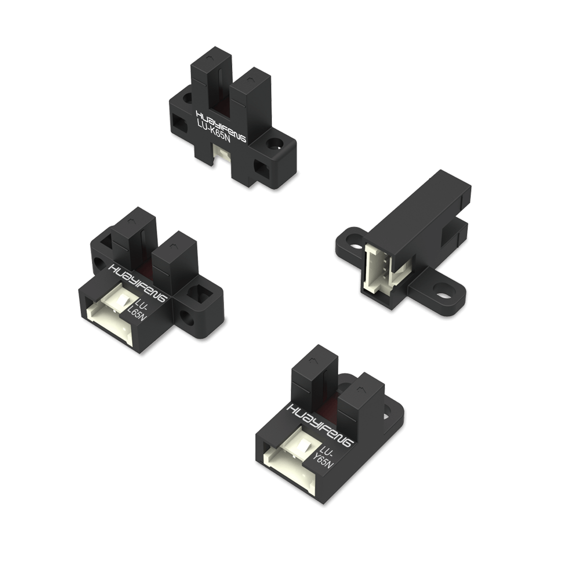 Built-in connector type slot type photoelectric sensor