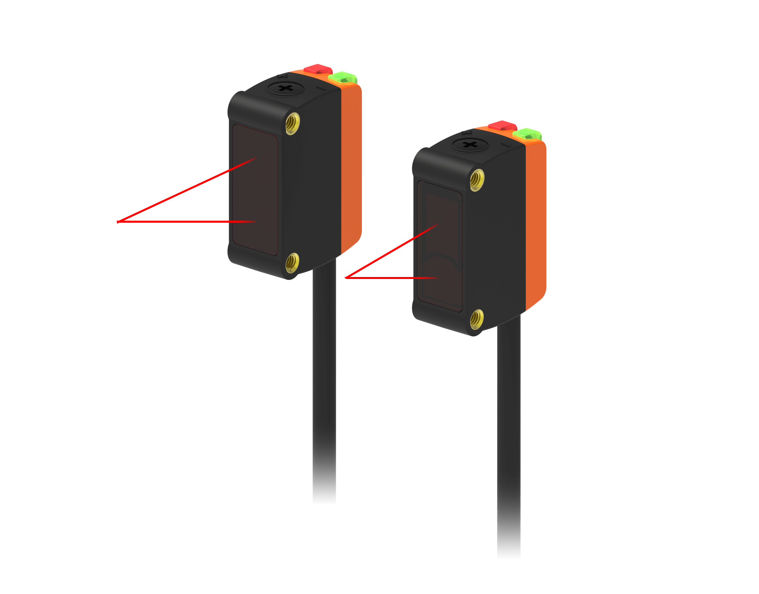 Background suppression photoelectric sensor
