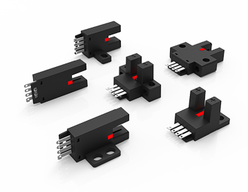 Connector type slot type photoelectric sensor