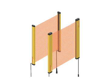 Ultra-thin light curtain sensor